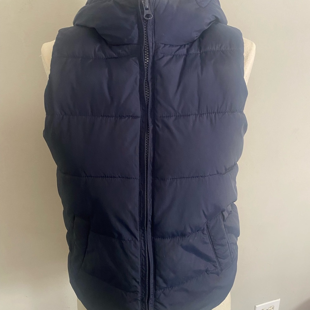 GAP Kids Dark Blue Quilted Vest